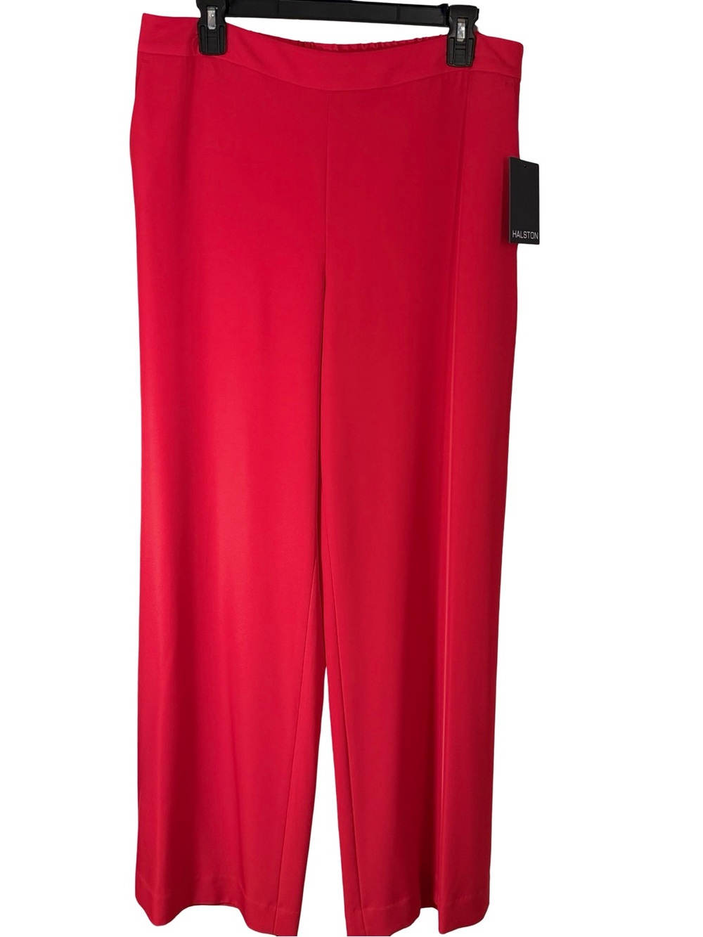 NWT Halston Heritage Red Wide-Leg Pants